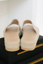 Del Mar platform sandals neutral