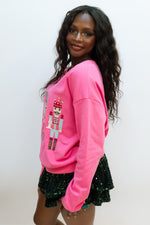 Nutcracker Long Sleeve Sweatshirt - Pink