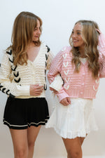 Sweet Crush Bow Cardigan - Ivory