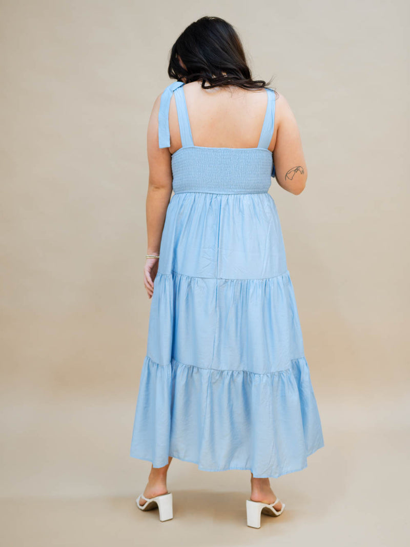 Easter Sunday blue dress