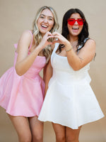 Valentine's Day galentine photoshoot dresses