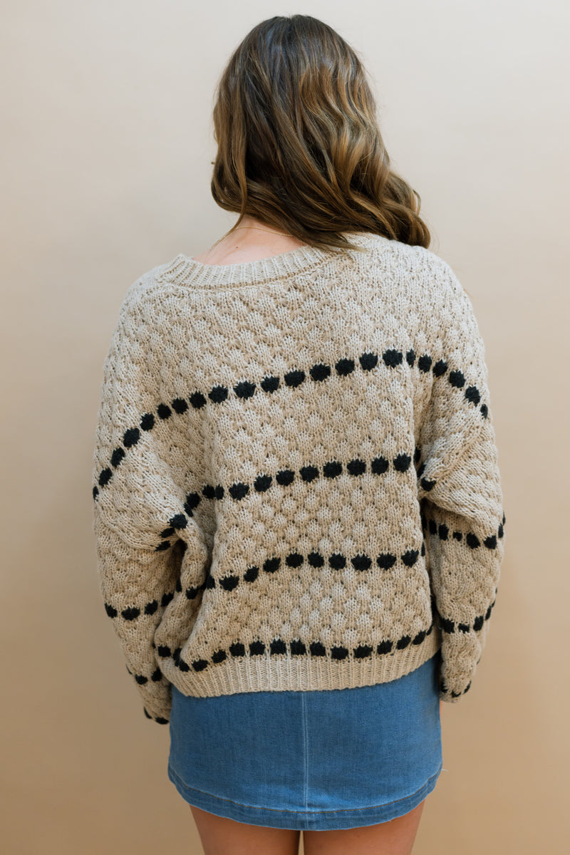 khaki fall sweater