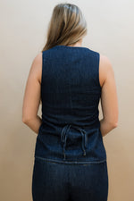 Dolce Denim Vest Top