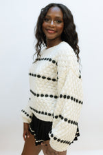 Heather Chunky Sweater - Ivory