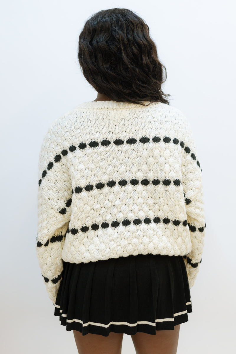 Heather Chunky Sweater - Ivory