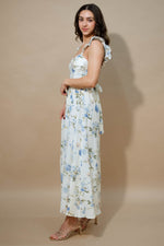 Sweetheart neckline floral dress bridesmaid option