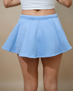 Trendy spring athleisure blue skort