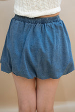 Denim Bubble Skirt