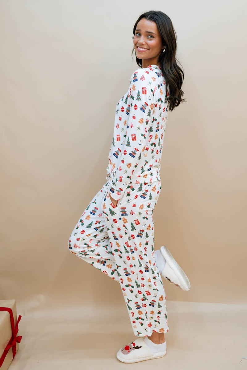 Festive holiday loungewear