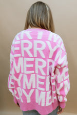 'Merry’ Sweater - Pink