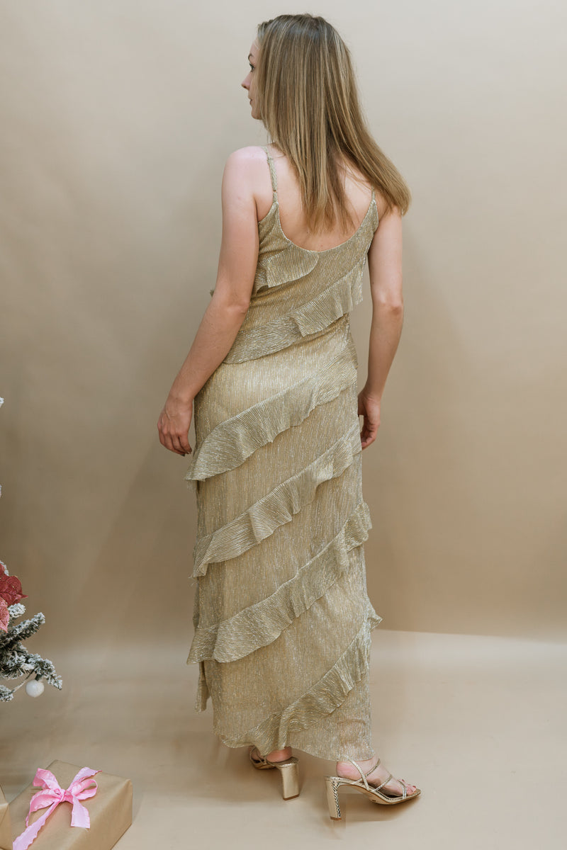 Wren Maxi Dress - Gold