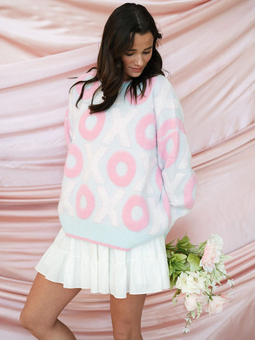 Pastel XOXO sweater