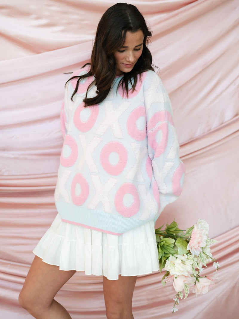 Pastel XOXO sweater