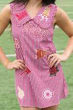 Boomer Sooner patch dress sleeveless mini
