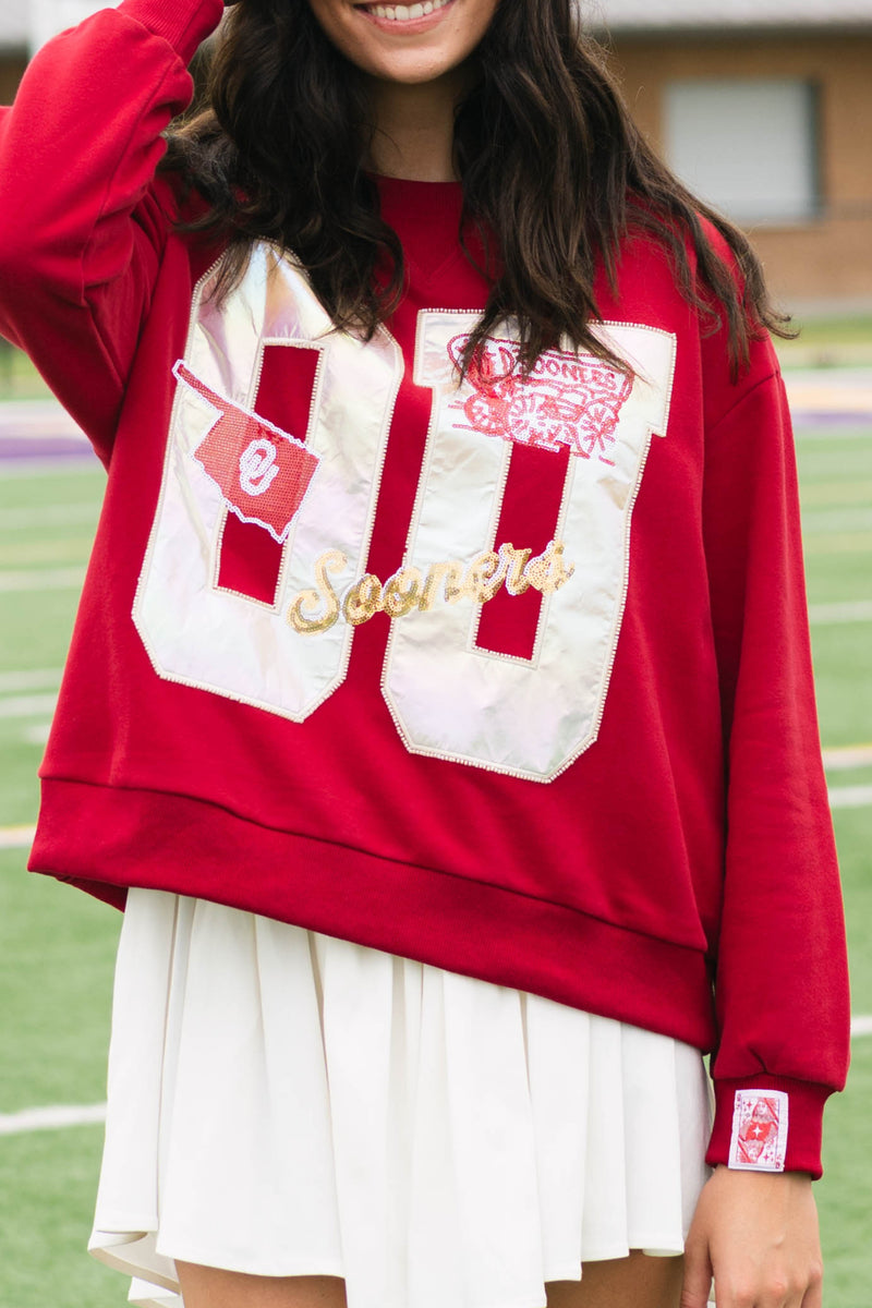 Oklahoma Sooners spirit wear sweatshirt
