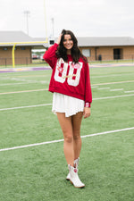 Sooners fan apparel oversized sweatshirt