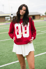 OU Sooners sweatshirt Queen of Sparkles metallic