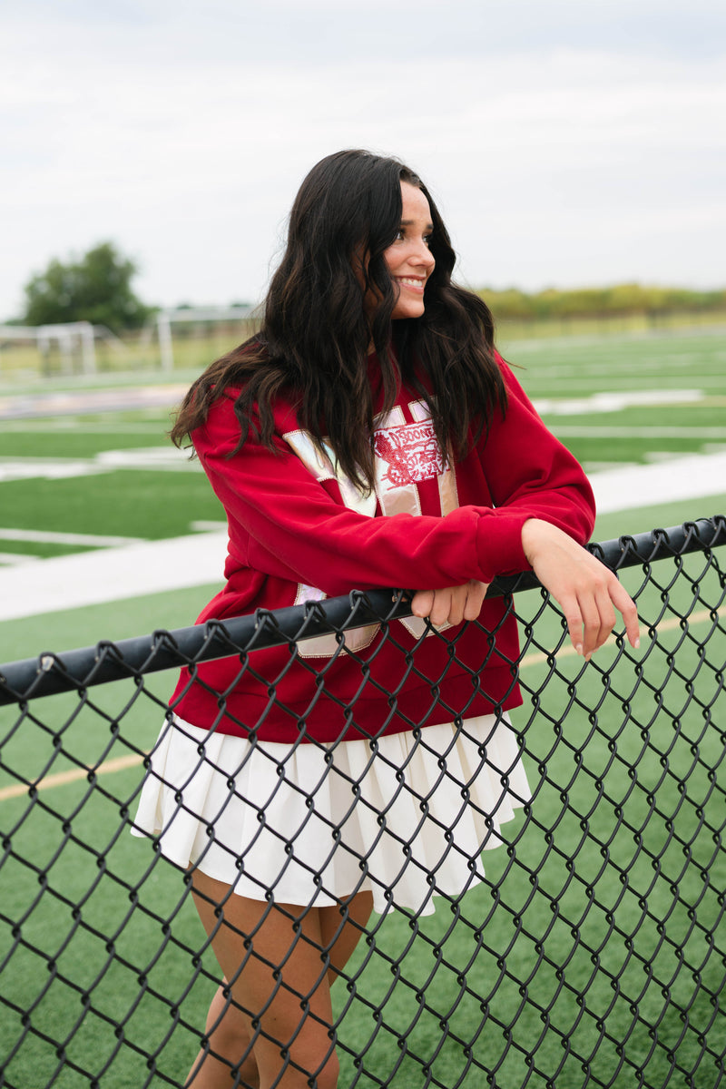 OU gameday fashion crew neck sweatshirt