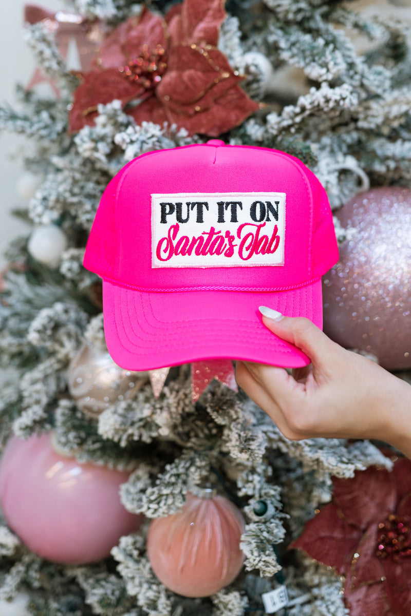 ‘Santa’s Tab’ Trucker Hat