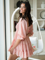 Romantic ruffle tier dress