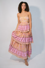 orange paisley concert outfit