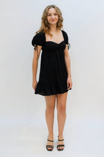 black babydoll dress