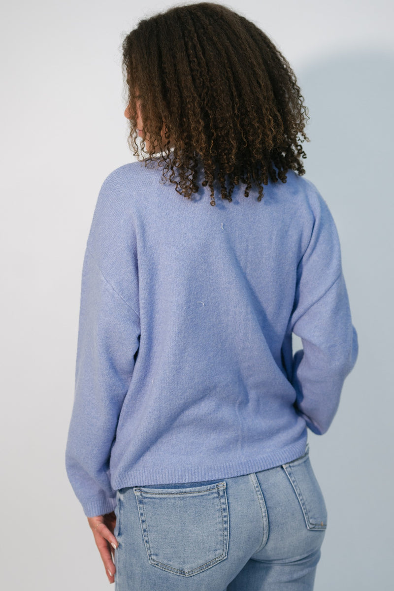 light blue cardigan fall styling