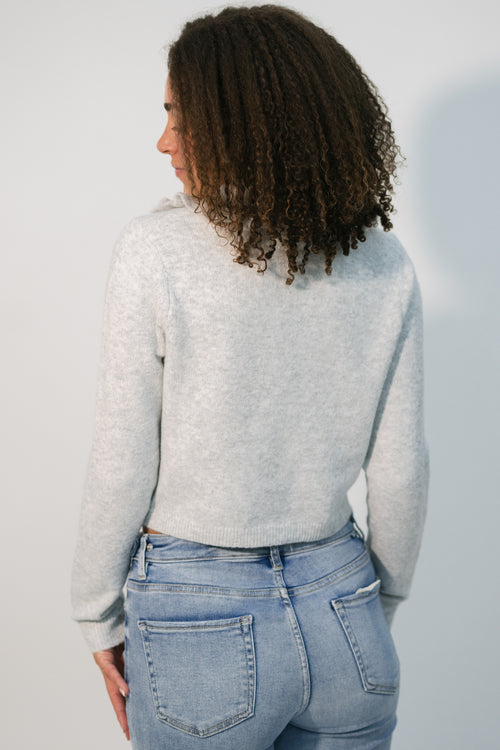 trendy preppy knit cardigan