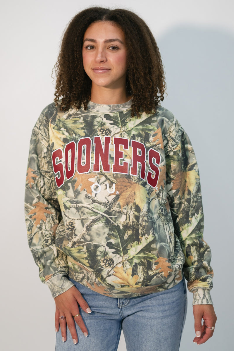 Camouflage OU Sooners Sweatshirt