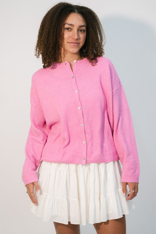 relaxed fit cardigan for layering