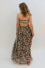 floral maxi dress boho style