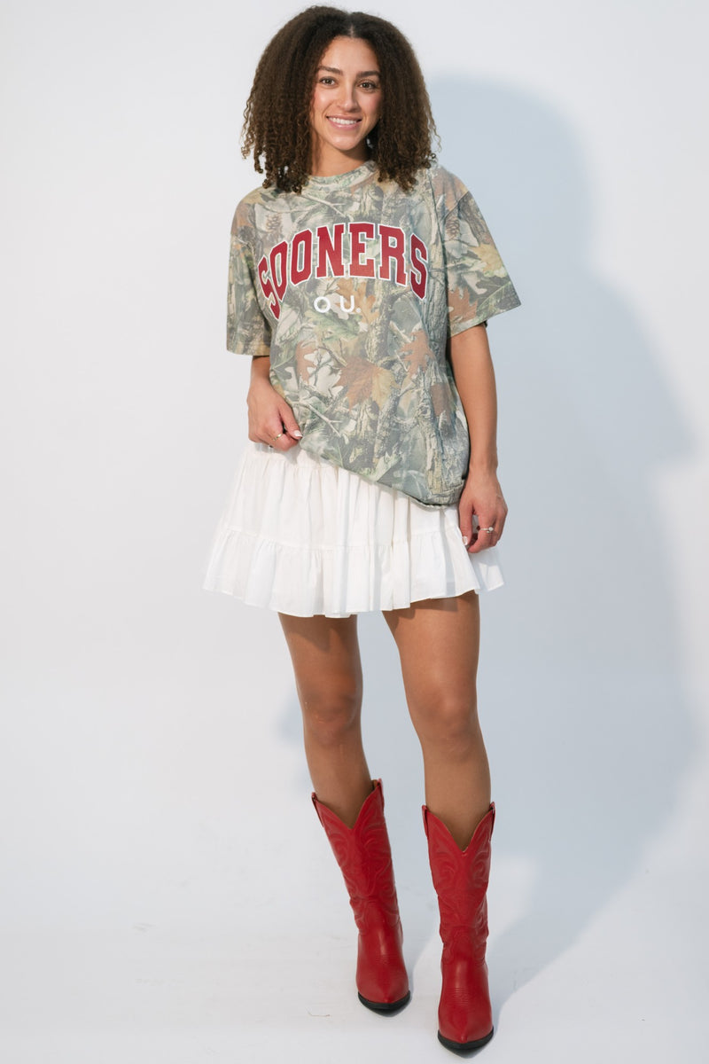 Camouflage OU Sooners Tee