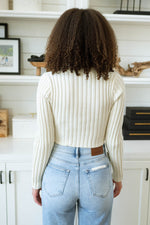 Elegant ivory sweater for layering