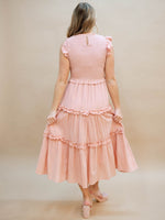 Ballet pink smocked dress