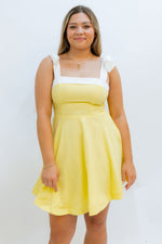 yellow summer dress