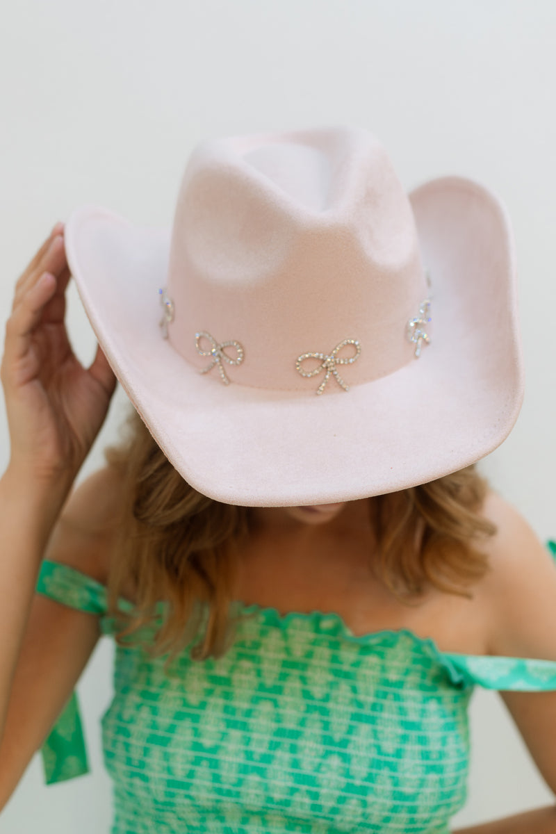 Festival-ready western hat with rhinestones