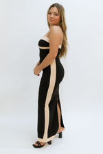 bodycon back slit dress