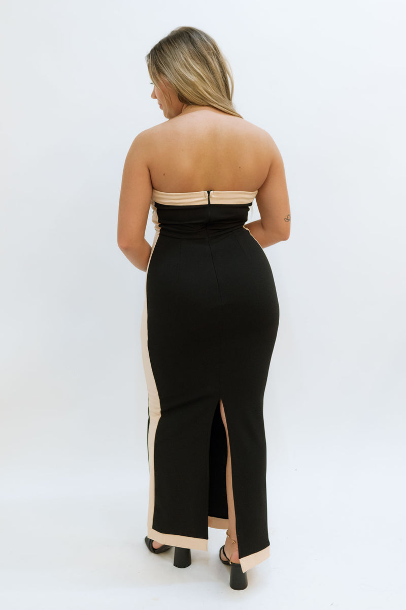 flattering back zipper 