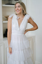 romantic tulle maxi gown
