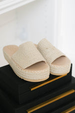 coastal style woven sandals