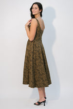 Bold print midi dress