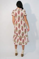 Romantic tiered floral dress