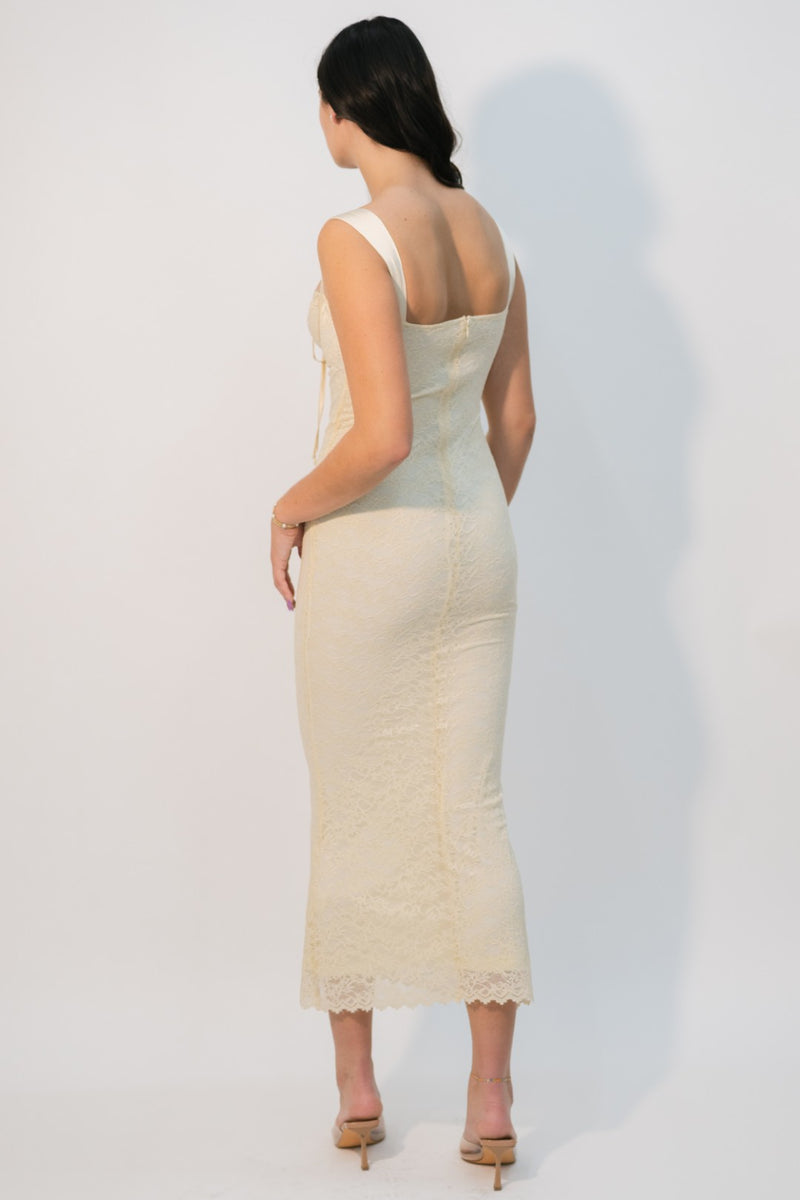 Romantic ivory dress