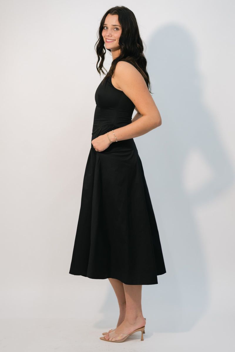 elegant black versatile dress
