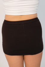 Neutral brown skort