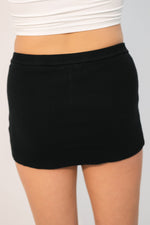 Stretch mini skort