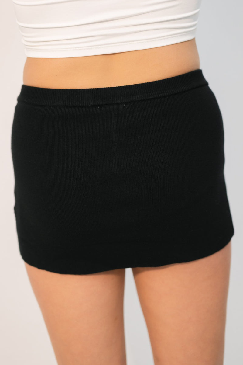 Stretch mini skort