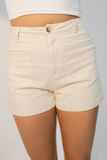 Cream colored shorts