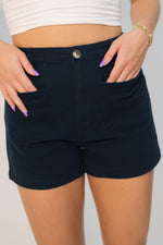 Casual navy  uniform shorts