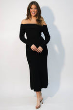 cozy knit date night dress
